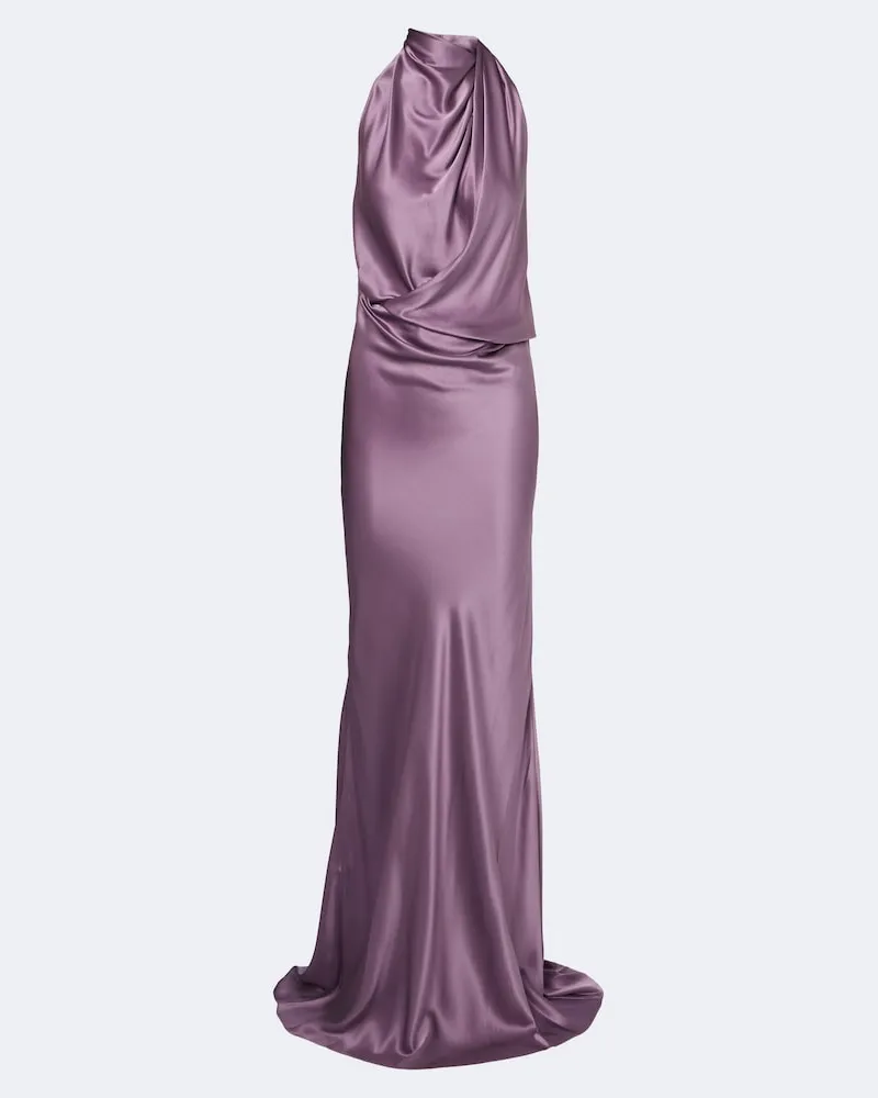 The Sei Robe aus Seiden-Charmeuse Violett