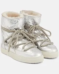 INUIKII Schneestiefel Sneaker Star Wedge Silber