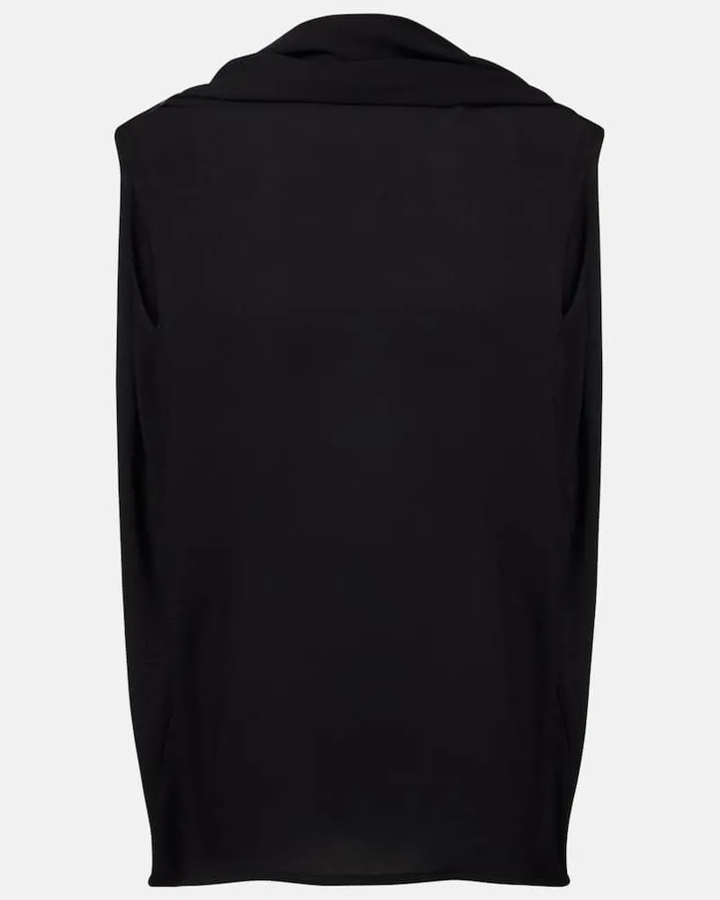 Totême Top aus Strick Schwarz
