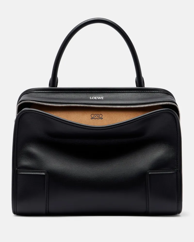 Loewe Henkeltasche Amazona 180 Medium aus Leder Schwarz
