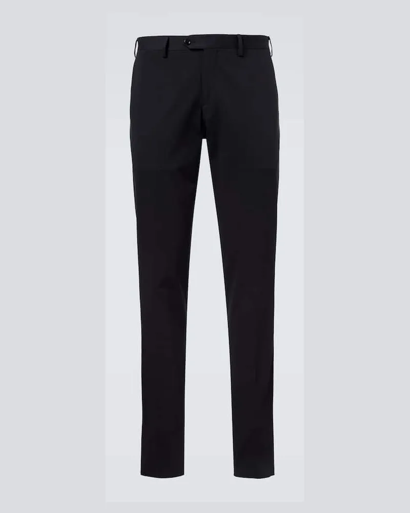 LARDINI Schmale Hose aus einem Baumwollgemisch Blau