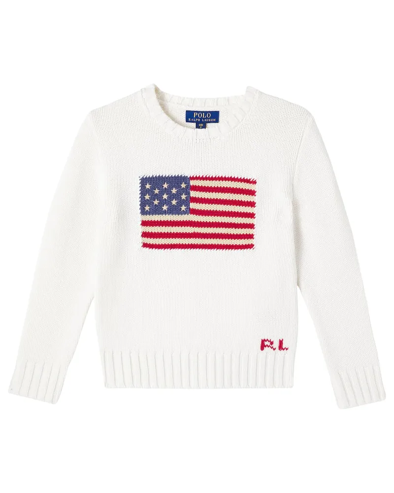 Ralph Lauren Pullover aus Baumwolle Weiß