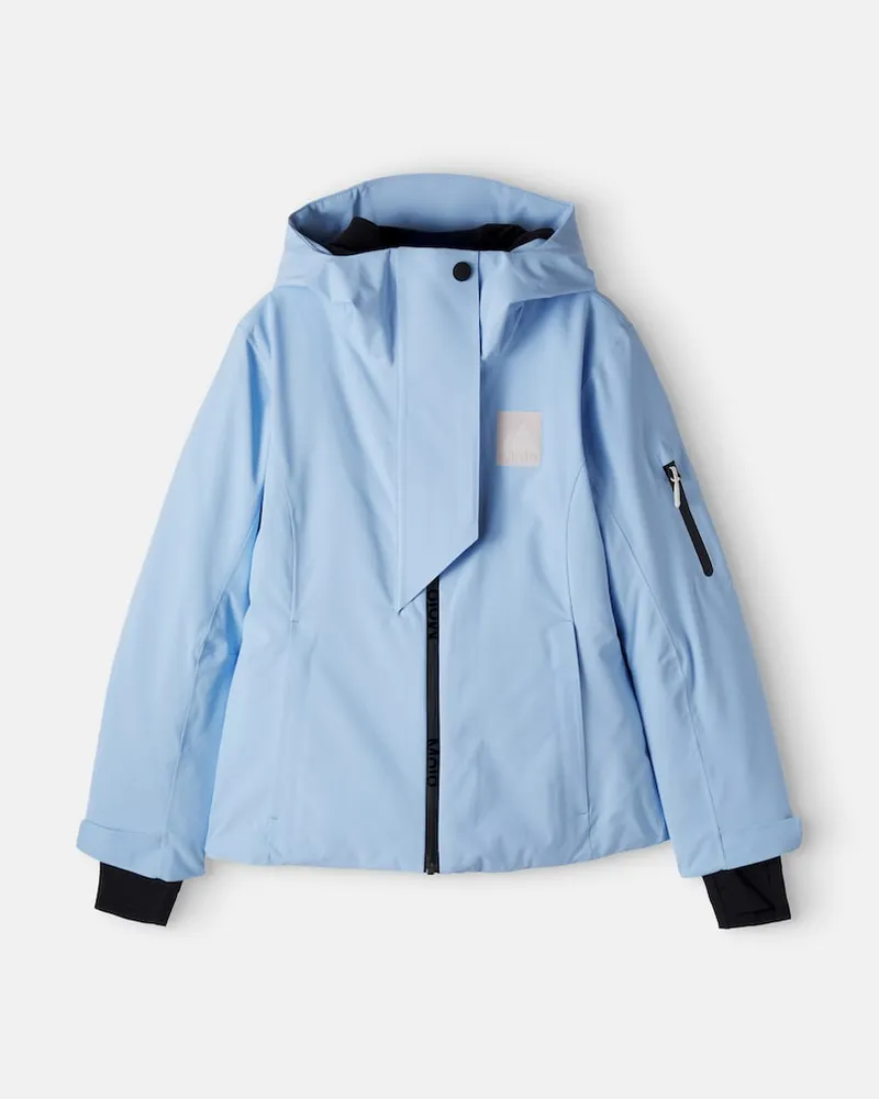 Molo Bedruckte Skijacke Pearson Blau