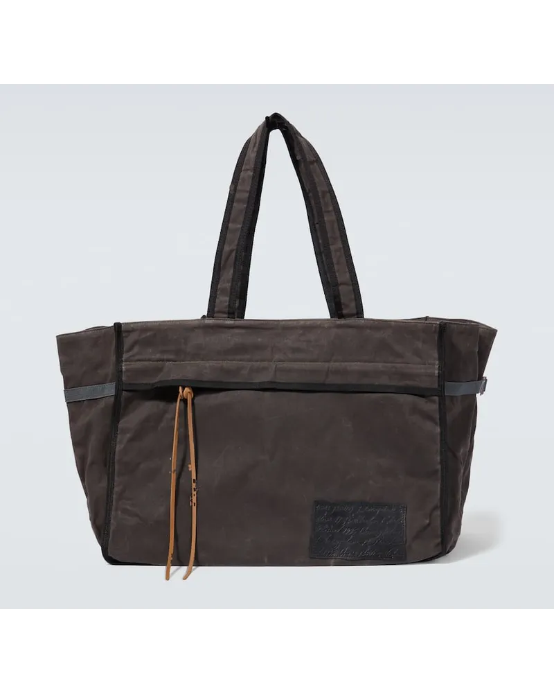 Acne Studios Tote Andemer aus Canvas Schwarz