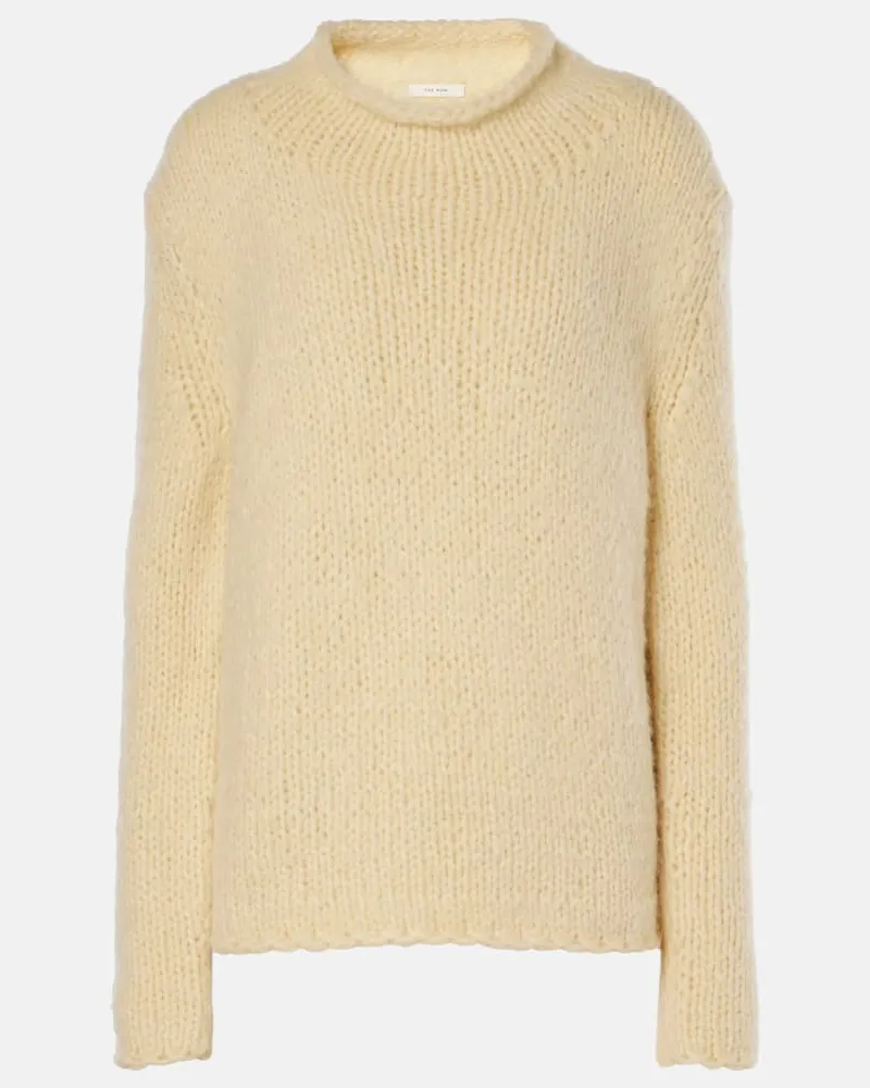 The Row Pullover Helfi aus Kaschmir Gelb
