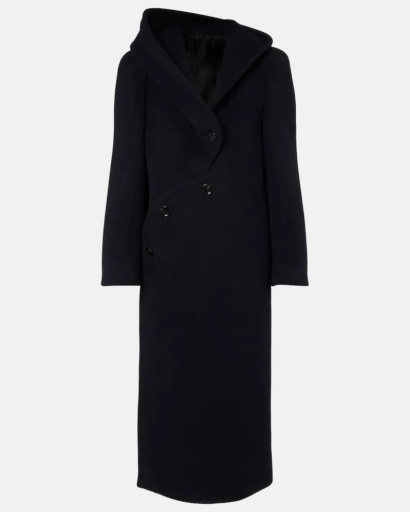 Alaïa Alaïa Mantel aus Wolle Blau