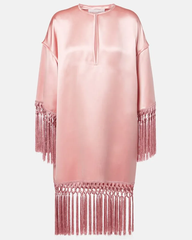 Valentino Garavani Tunika aus Seiden-Duchesse Pink