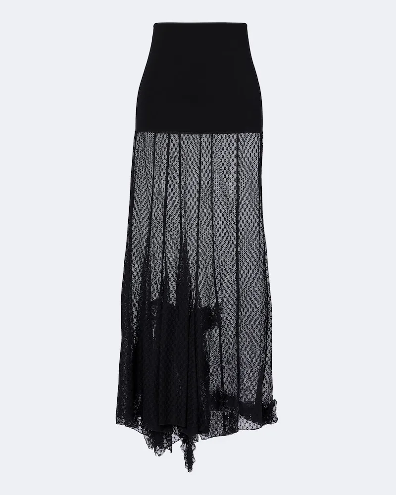 Isabel Marant Maxirock Ioana aus Spitze Schwarz