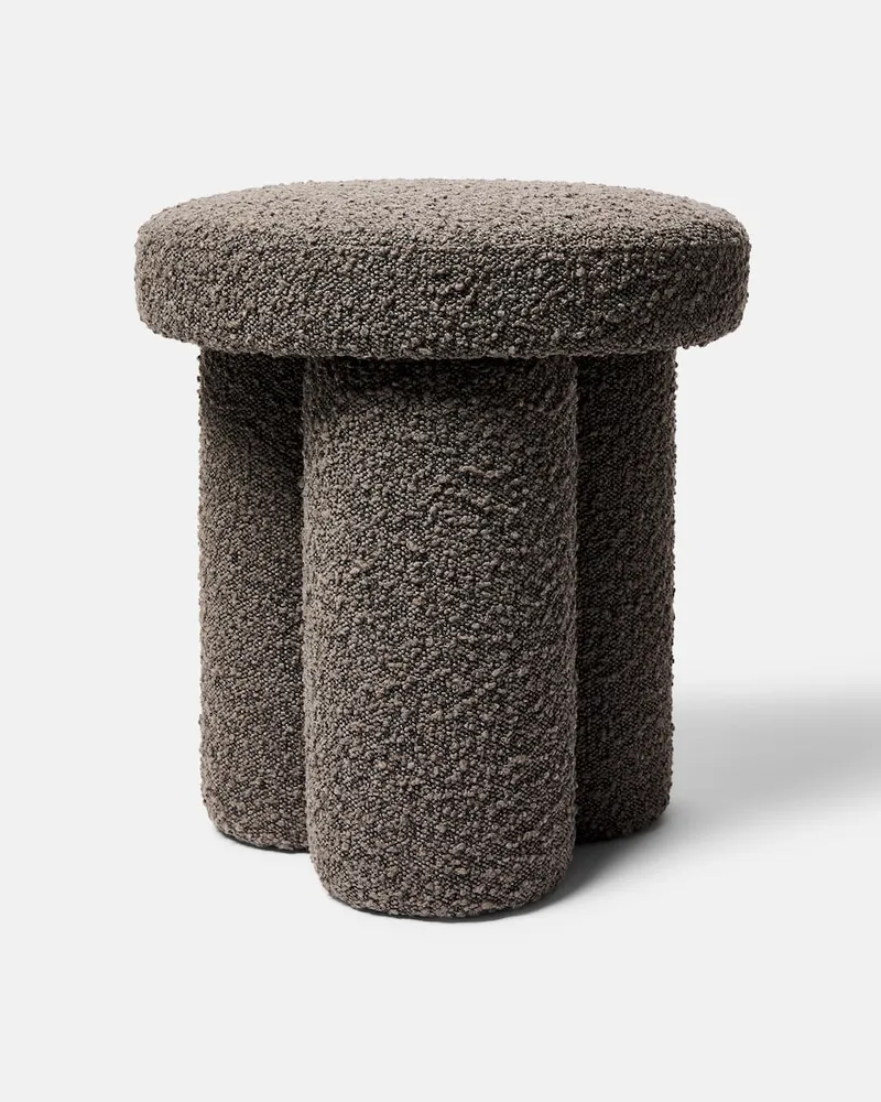101 Copenhagen Hocker Big Foot Grau