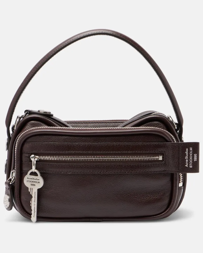 Acne Studios Henkeltasche Camero Kit aus Leder Braun
