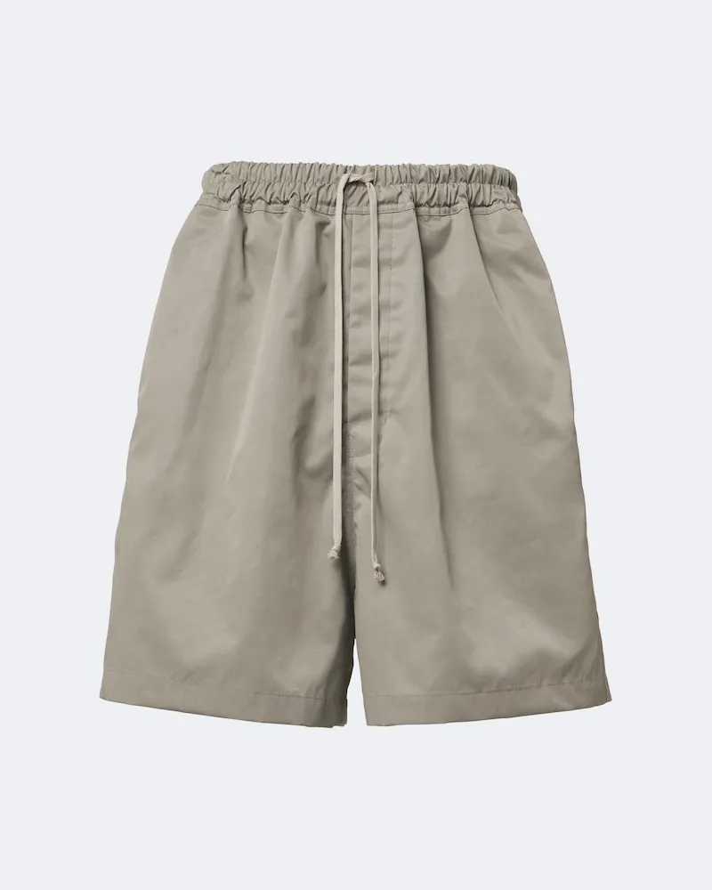 Rick Owens Bermuda-Shorts Faun aus Faille Grau