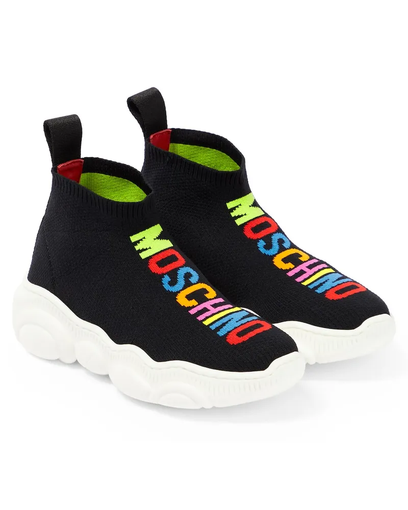 Moschino Sock Sneakers Schwarz