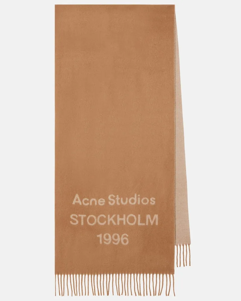Acne Studios Schal Venus 1996 aus Wolle Beige