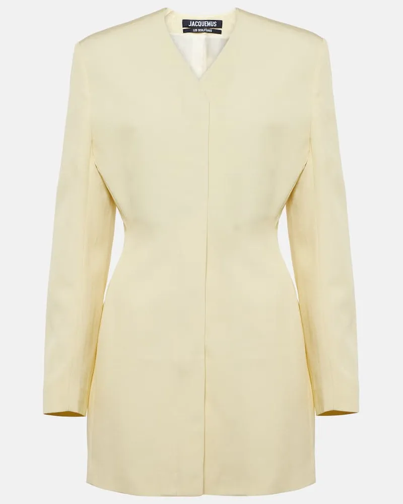 Jacquemus Minikleid La Robe Cubo Gelb