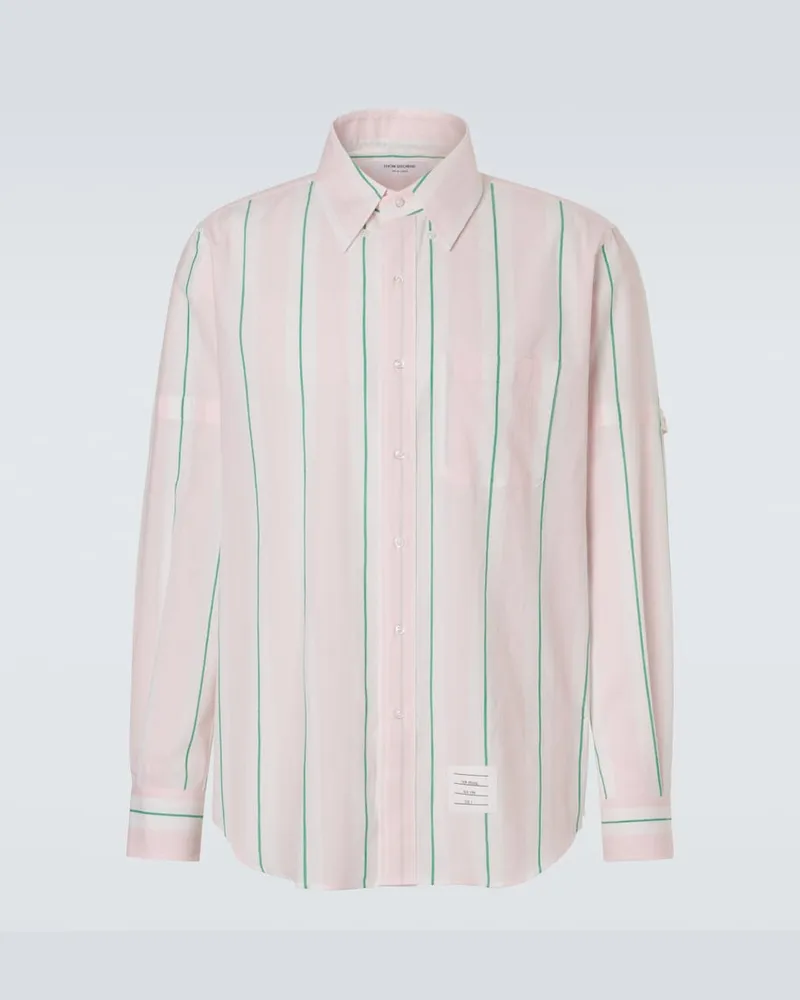 Thom Browne Hemd aus Baumwolle Rosa