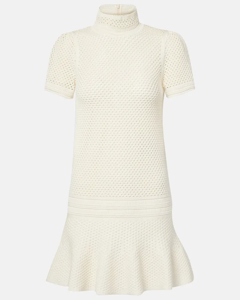 Tom Ford Minikleid aus Baumwolle Weiß