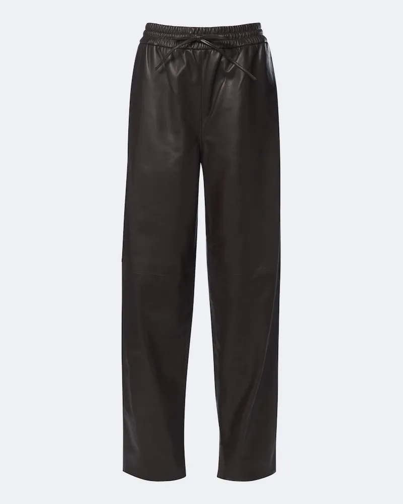 Joseph Barrel-Hose Nat aus Leder Braun