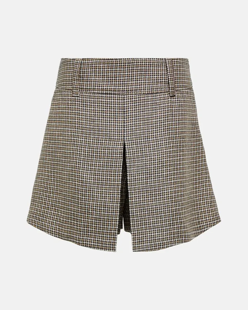 Brunello Cucinelli Skort aus Leinen Multicolor