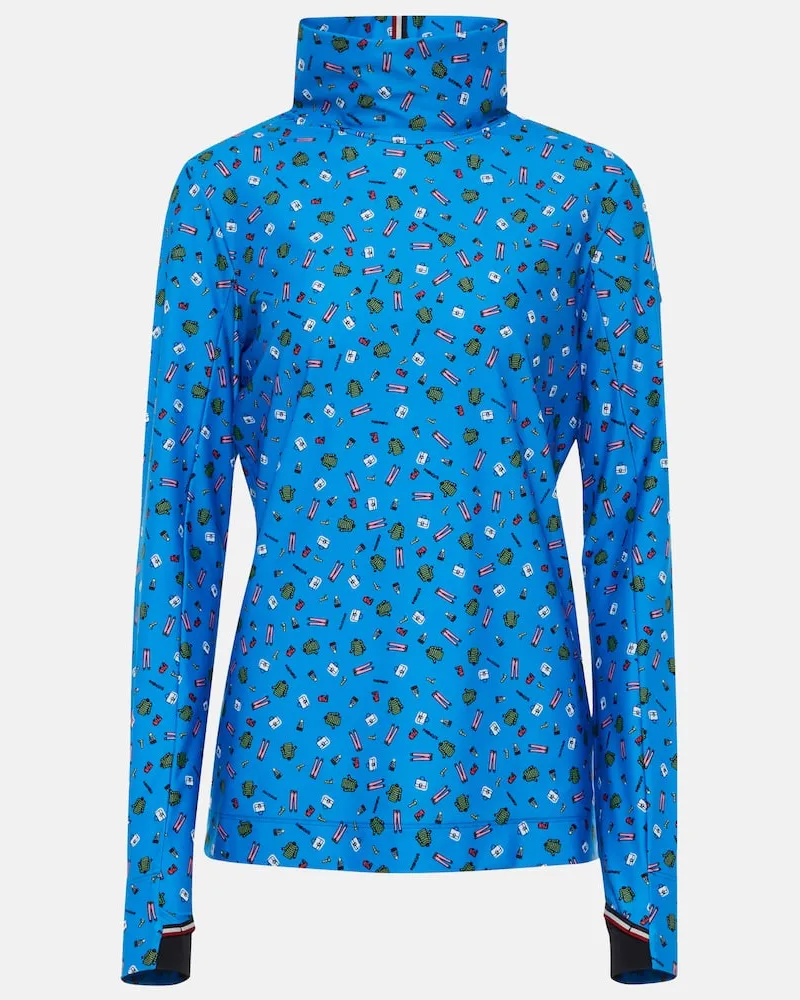 Moncler X Naj-Oleari 3 Moncler Grenoble Ski-Baselayer Blau