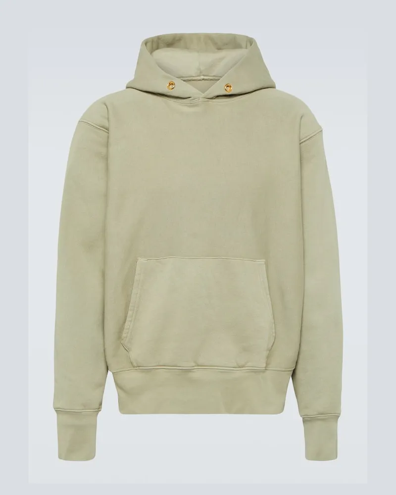 LES TIEN Hoodie aus Baumwoll-Jersey Grün