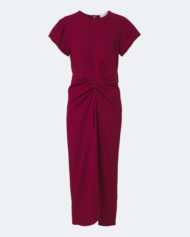 Isabel Marant Midikleid Terena Burgunderrot