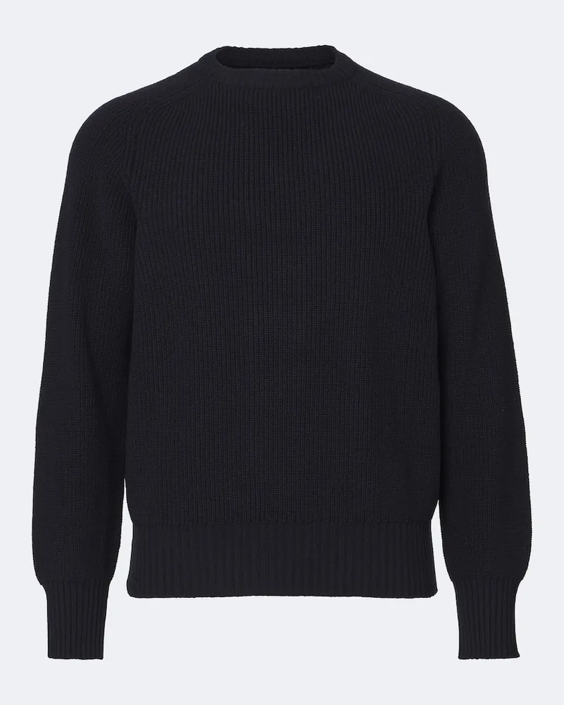 Stoffa Stòffa Pullover aus Kaschmir Blau