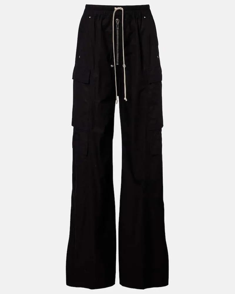 Rick Owens DRKSHDW Cargohose Jumbo Belas aus Baumwolle Schwarz