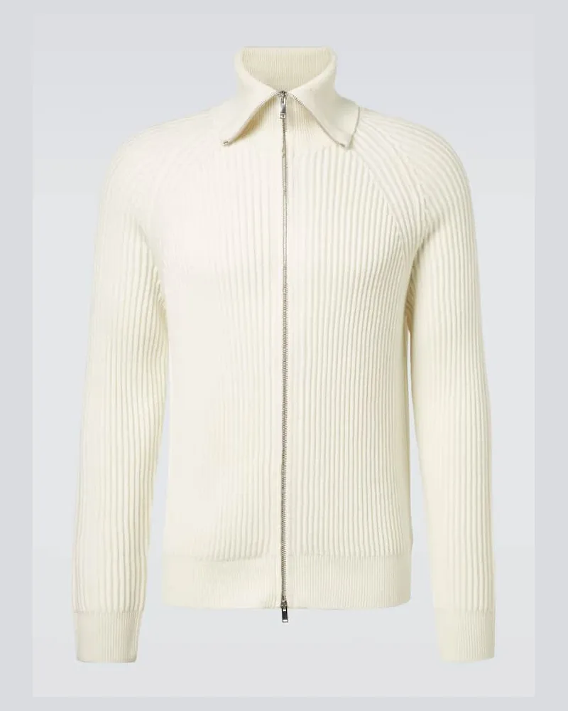 Slowear Jacke aus Schurwolle Beige
