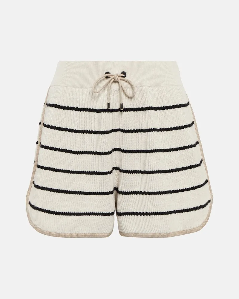 Brunello Cucinelli Shorts aus Baumwolle Weiß