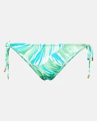 Melissa Odabash Bedrucktes Bikini-Hoeschen Canary Blau