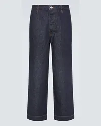 Dries van Noten Straight Jeans Blau