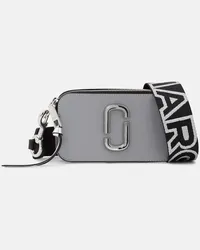 Marc Jacobs Schultertasche The Snapshot aus Leder Grau