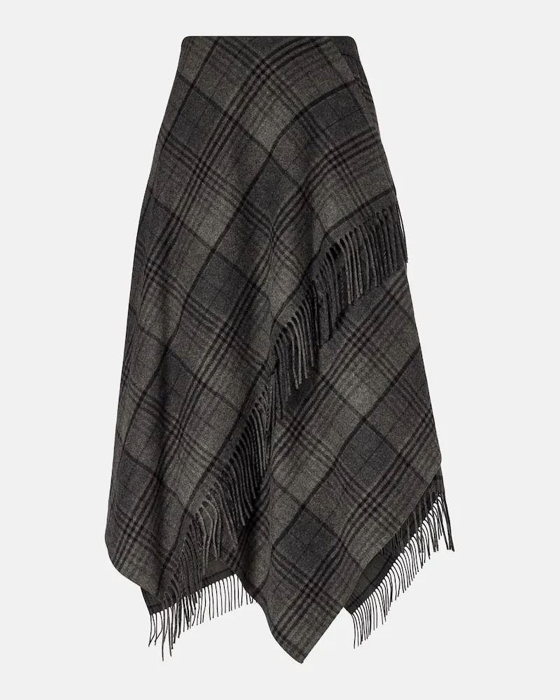 Ralph Lauren Midirock Hadia aus Wolle Grau