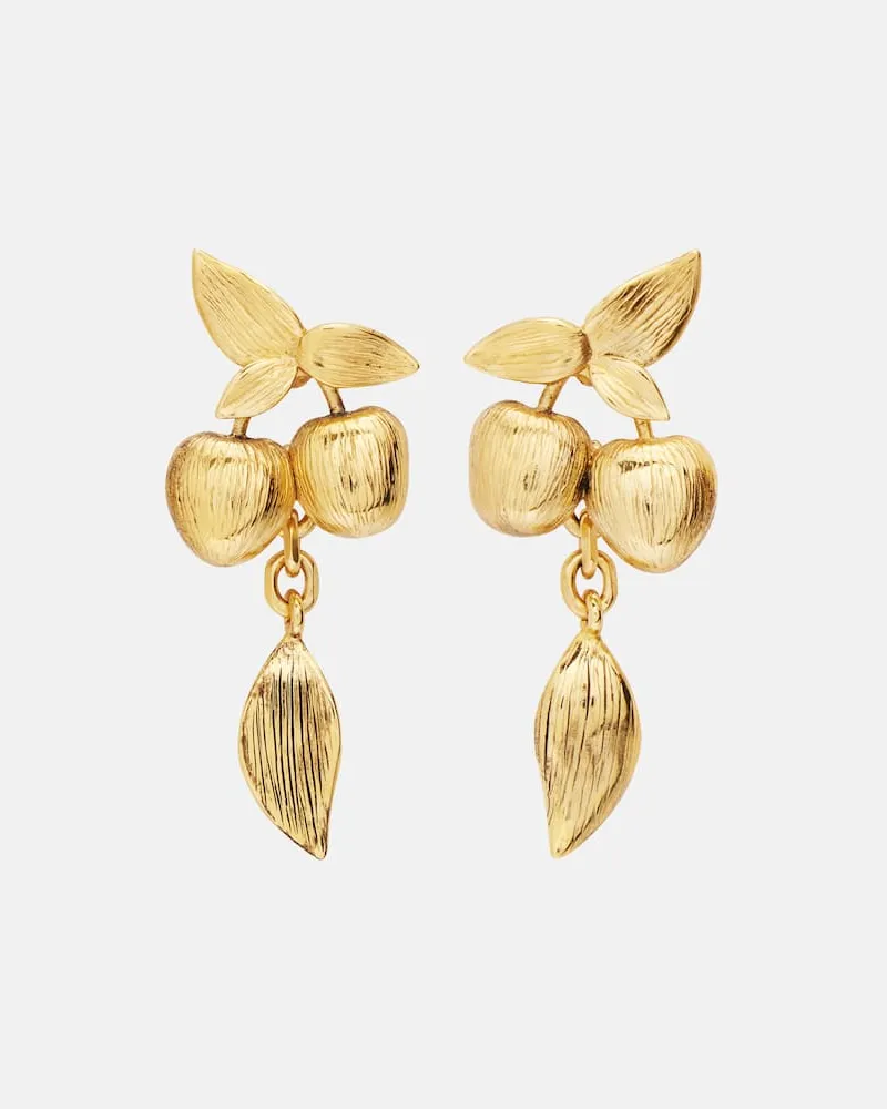 Saint Laurent Ohrringe Cherry Gold