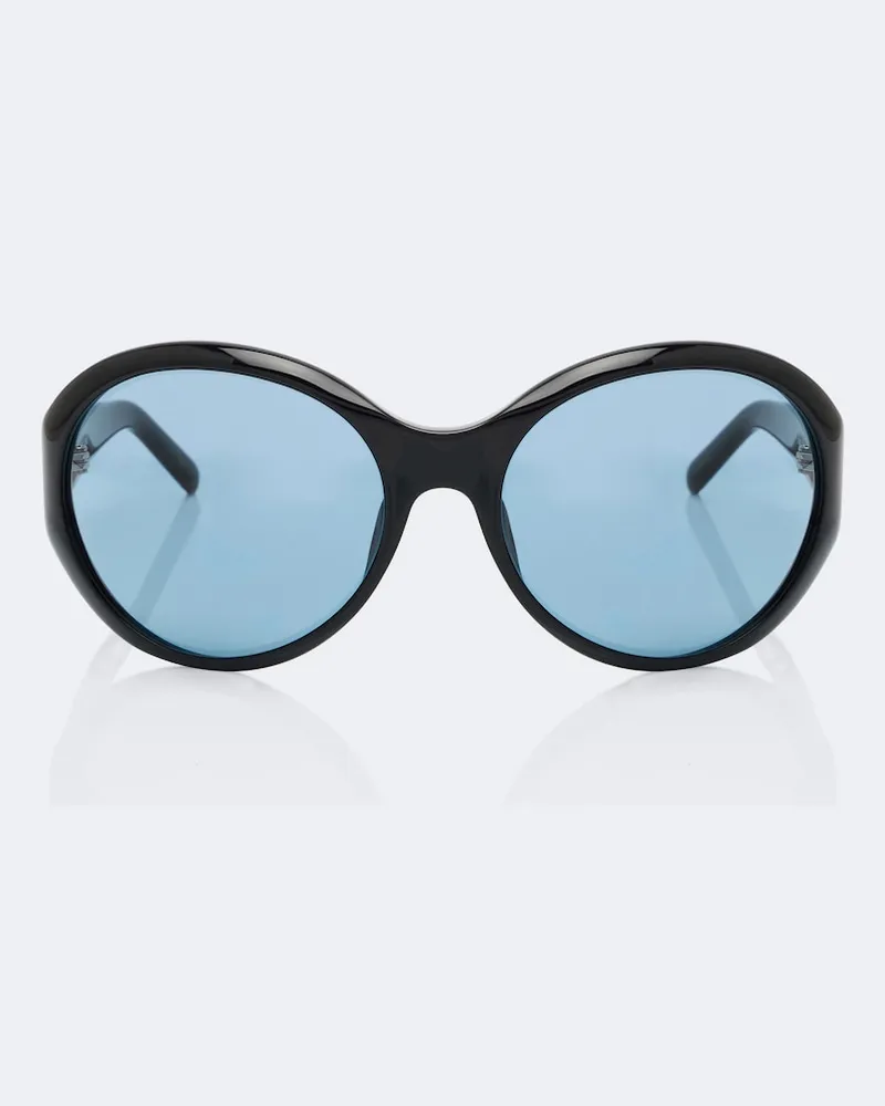 Magda Butrym Runde Sonnenbrille Schwarz