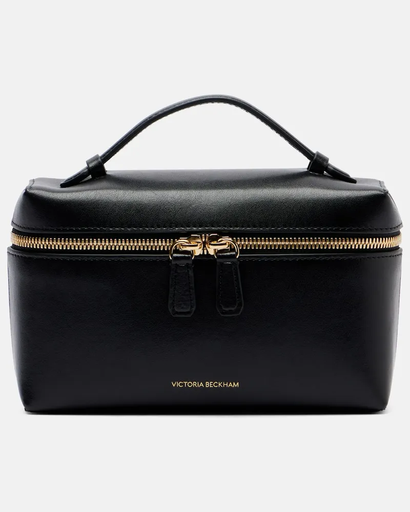 Victoria Beckham Clutch Vanity Small aus Leder Schwarz