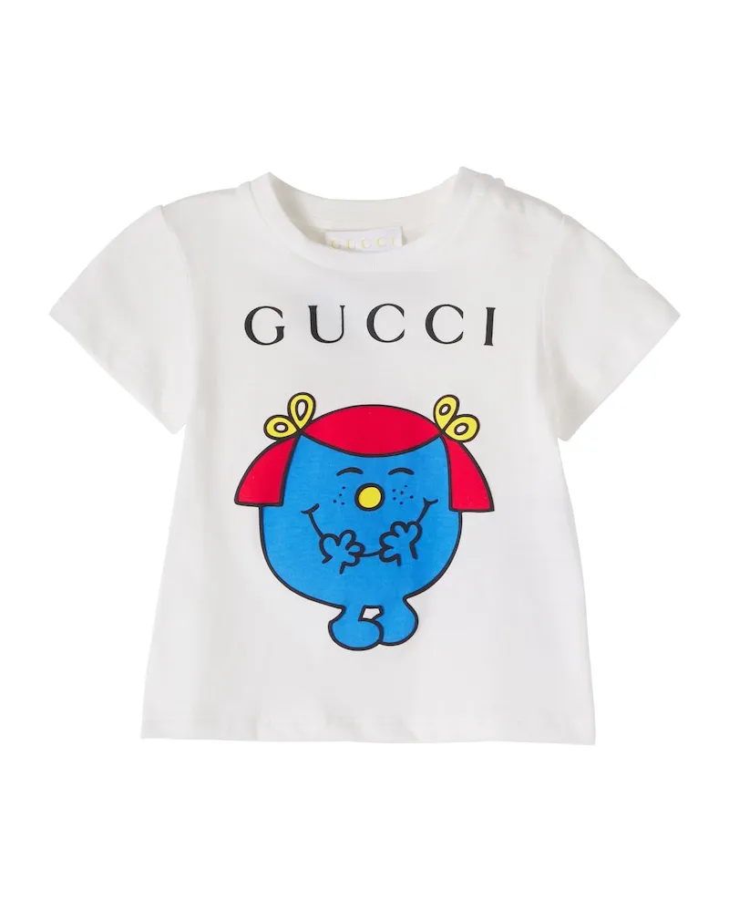 Gucci X Mr. Men Little Miss Baby T-Shirt Weiß