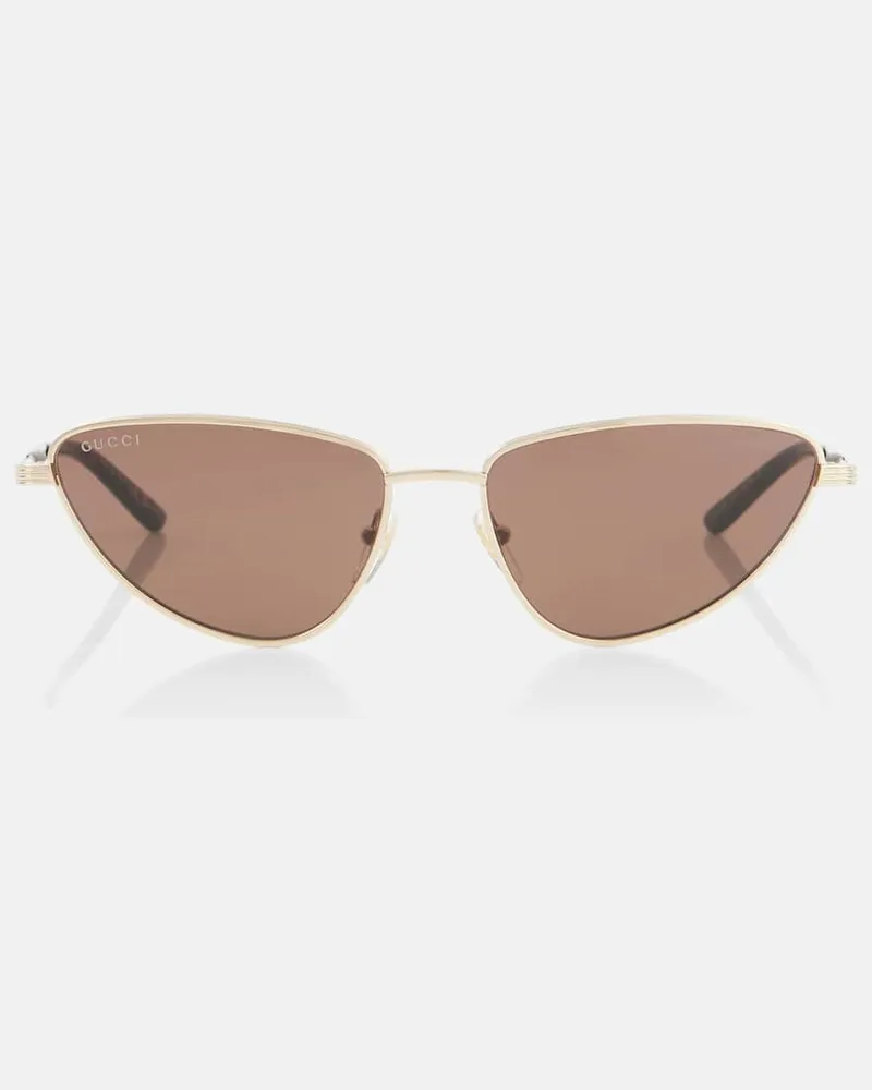 Gucci Cat-Eye-Sonnenbrille Braun