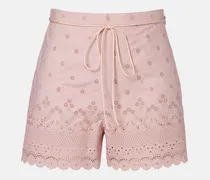 Bestickte Shorts aus Baumwolle