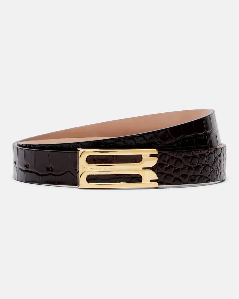 Victoria Beckham Gürtel aus Leder Schwarz