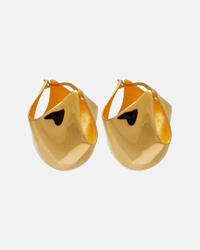 KHAITE Ohrringe Lotus, 18kt vergoldet Gold