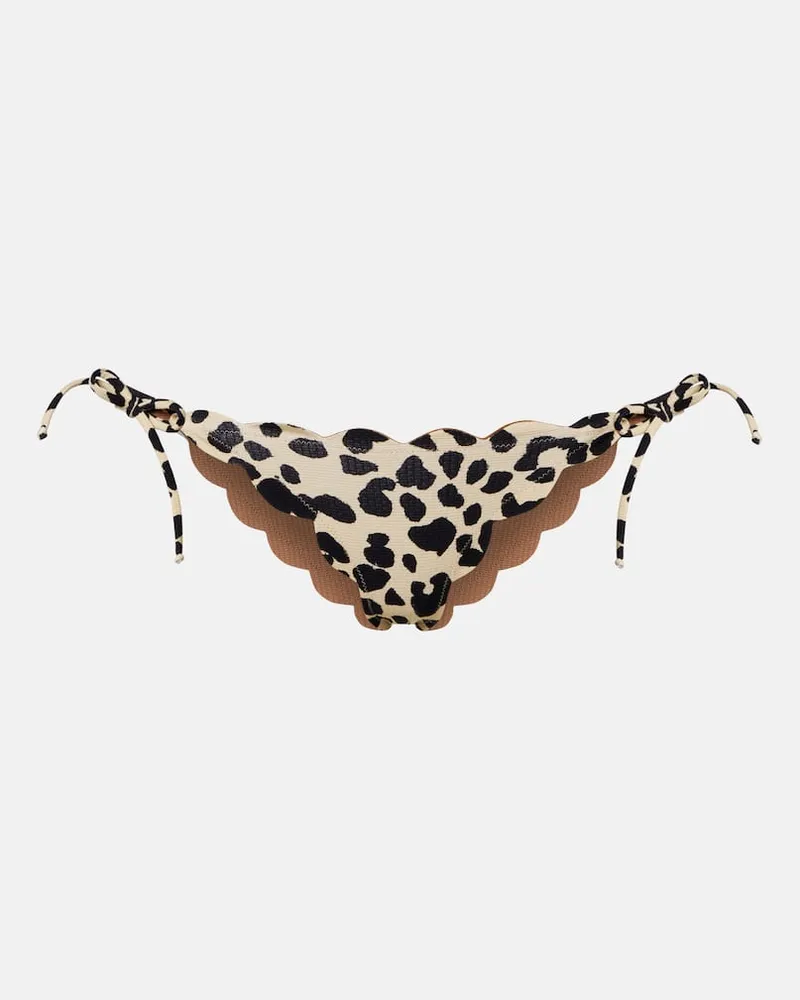 Marysia Bikini-Höschen Tie Side Braun