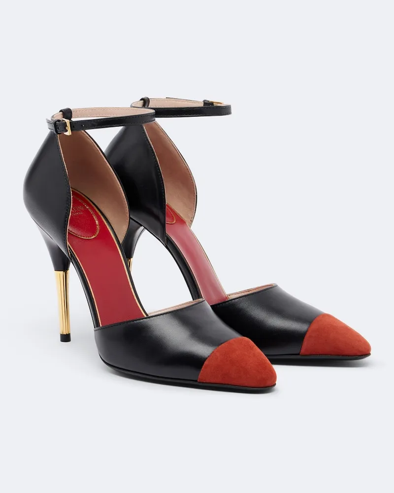 Valentino Garavani Pumps Sinead aus Leder Schwarz