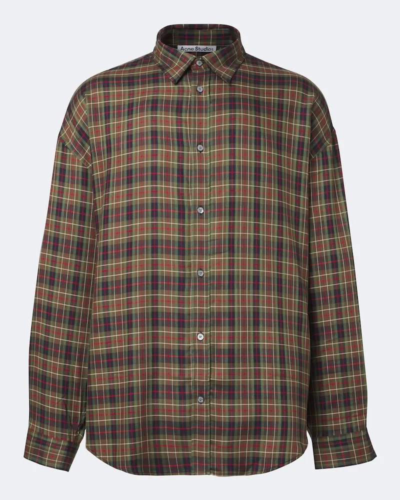 Acne Studios Hemd aus Flanell Multicolor