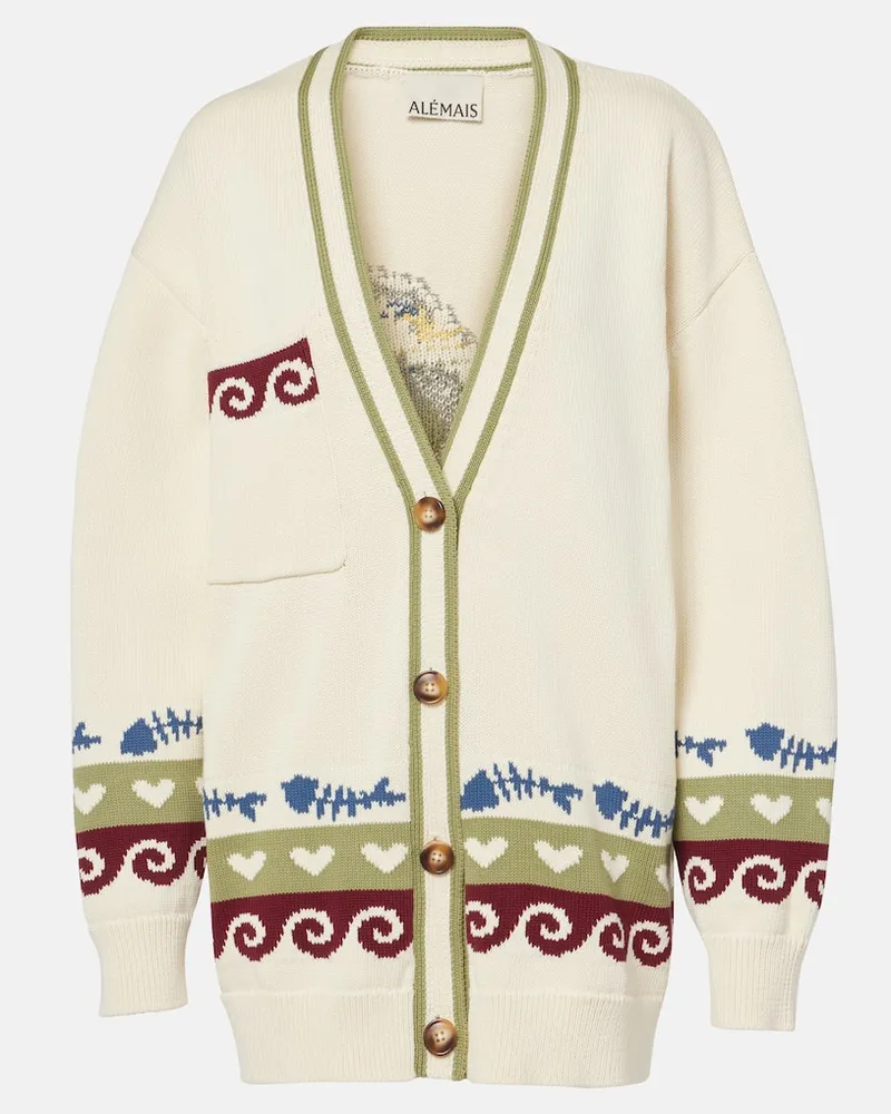 ALEMAIS Alémais Cardigan Bath House aus Baumwolle Multicolor