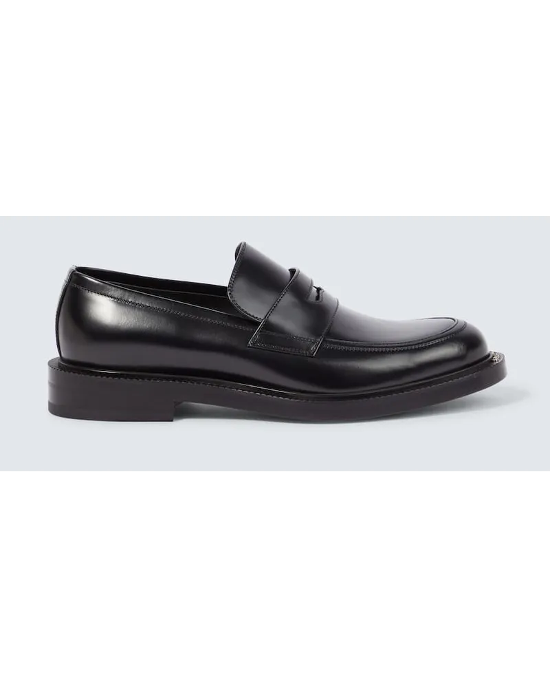 Gucci Loafers aus Leder Schwarz