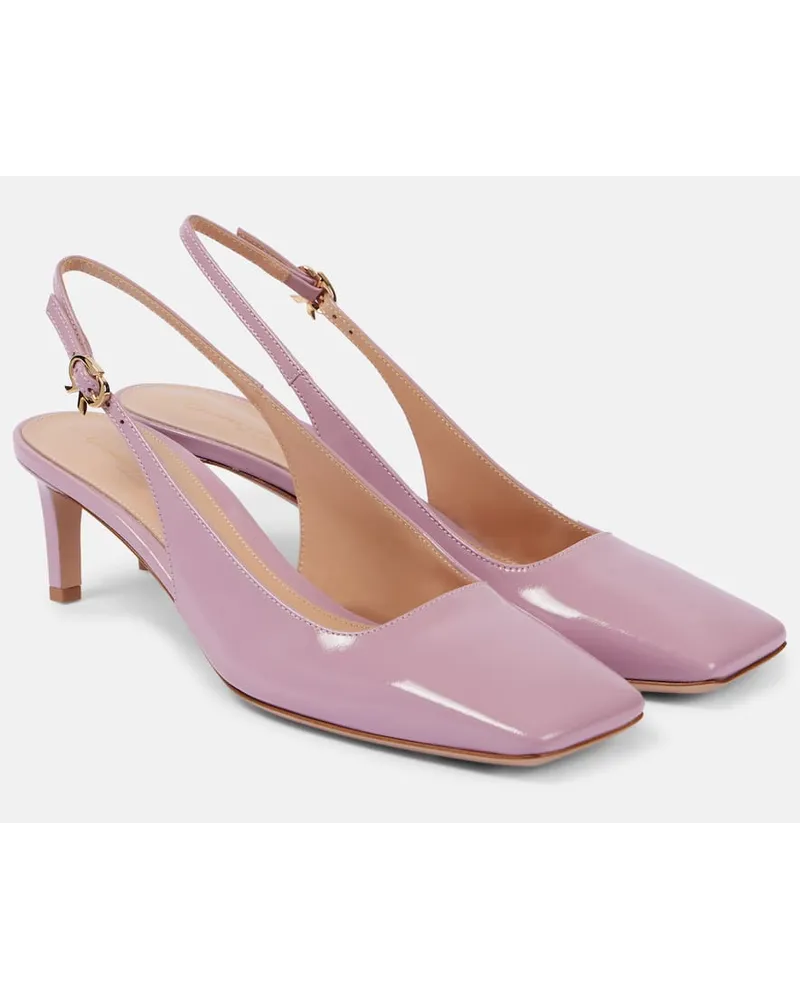 Gianvito Rossi Slingback-Pumps 55 aus Leder Pink