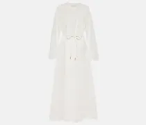 Besticktes Maxikleid Ottie aus Baumwolle