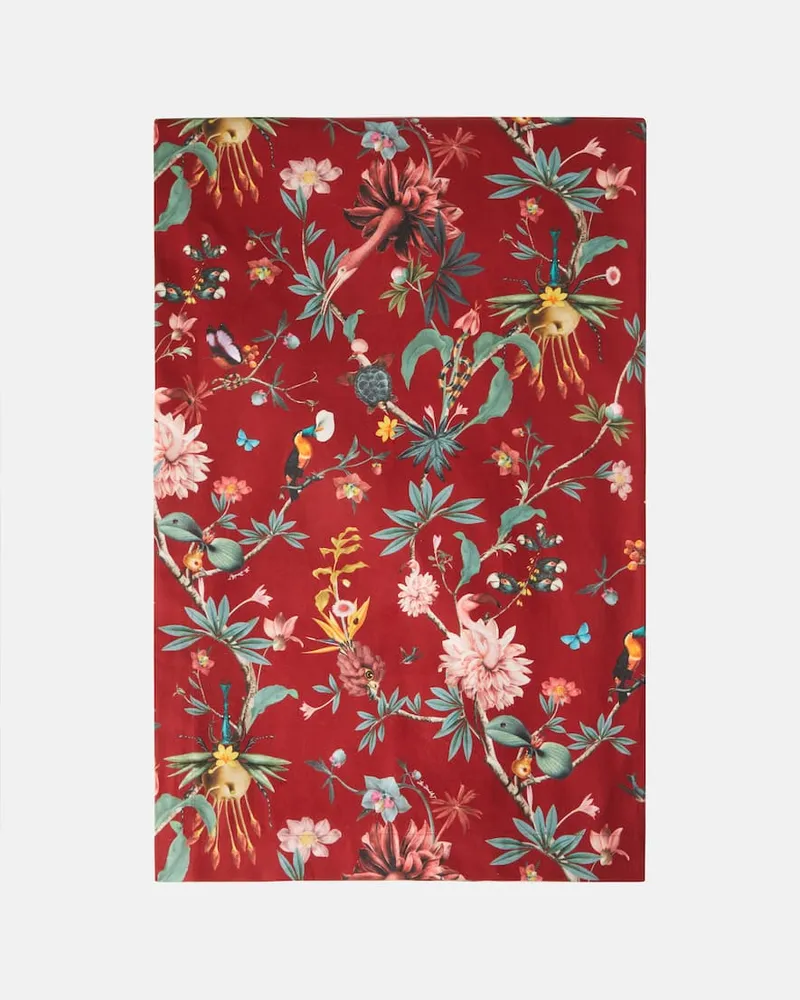 La DoubleJ Tischdecke Fantastic Creatures Large by Beto Val Burgunderrot