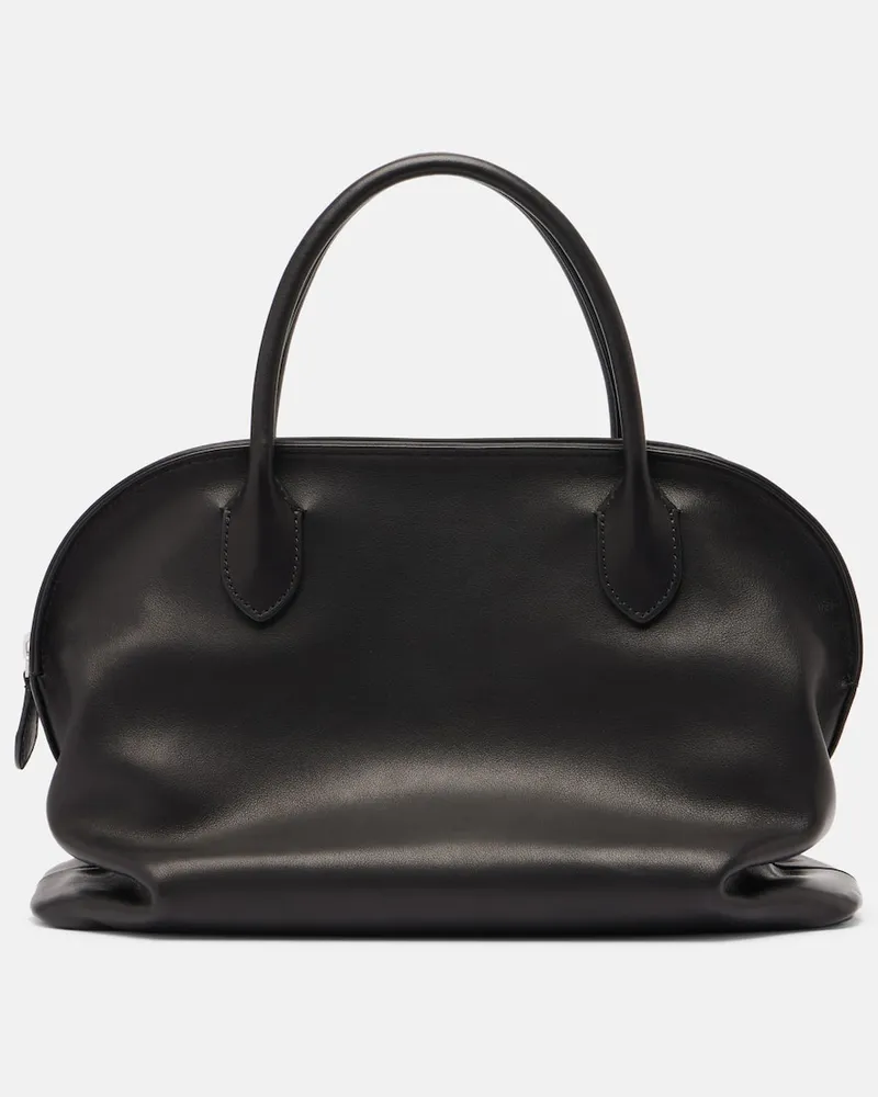 The Row Tote Bag Agnes aus Leder Schwarz